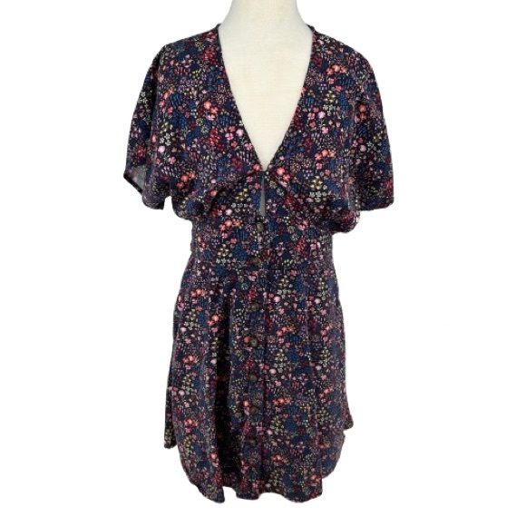 Marine Layer Camila Dress in Multi Floral Size Small - Picture 3 of 13